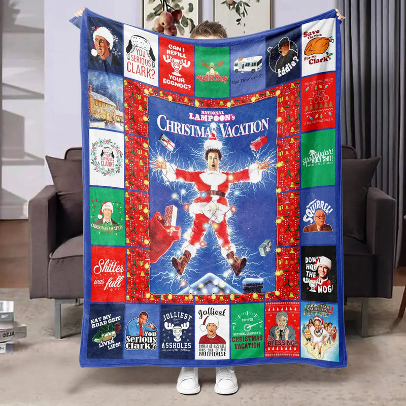 Christmas Themed Throw Blanket