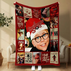 A Christmas Story Classic Movie Blanket