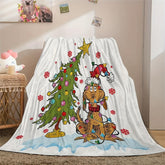 Christmas Cartoon Movie Flannel Blanket