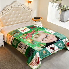 Christmas Story Themed Throw Blanket